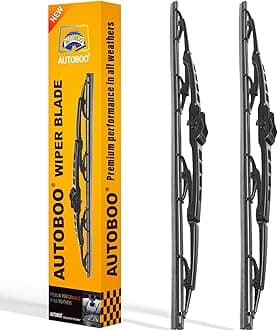 AUTOBOO 22"+22"Windshield Wipers Replacement for Ford F150 F250 F350 F450 F550 2021 2020 2019 2018 2017 2016 2015 2014 2013 2012 2011 2010 2009 -Original Factory Quality Wiper Blades (Pack of 2)