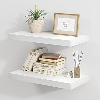 Fun Memories 16" Floating Shelves, White