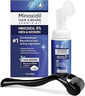 5% Minoxidil Foam for Men and Women, Minoxidil for Men Foam for Hair and Beard, Minoxidil for Women Hair Growth (2 Ounce)