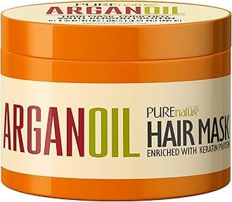 Moroccan Argan Oil Intense Hair Mask - Hydrating Technology for Damaged, Extremely Dry Split Ends - Deep Conditioner Repair Treatment for Curly, Straight, Frizzy, Black and Color Treated Hair