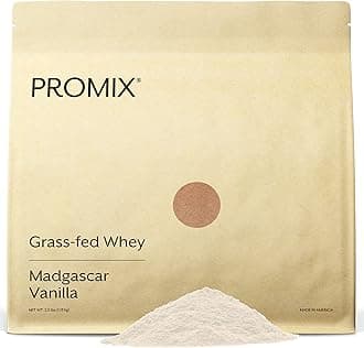 Whey Protein Powder, Vanilla - Grass-Fed - ­Post Workout Fitness & Nutrition Shakes, Smoothies, Baking & Cooking Recipes - Gluten-Free & Keto-Friendly - 2.5 Pound (Pack of 1)
