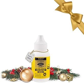 EBIN NEW YORK Wonder Lace Bond Wig Glue Extra Mega Hold 35 ml Waterproof, Quick Drying, No Residue, Latex Free, Long-Lasting Invisible Adhesive for Lace Front Wigs