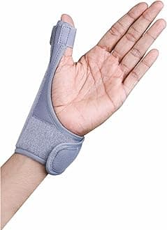 Dyna Thumb Spica Brace Splint Support | For Men and Women | Fits both Left/Right hands | Thumb Stabilizer | Pain Relief for Sprains