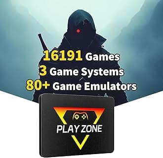 Generic Playzone Retro-Modern Game Console with 16191 Built-in Games, 80+ Emulators, 1TB SSD, 1080p HDMI Output