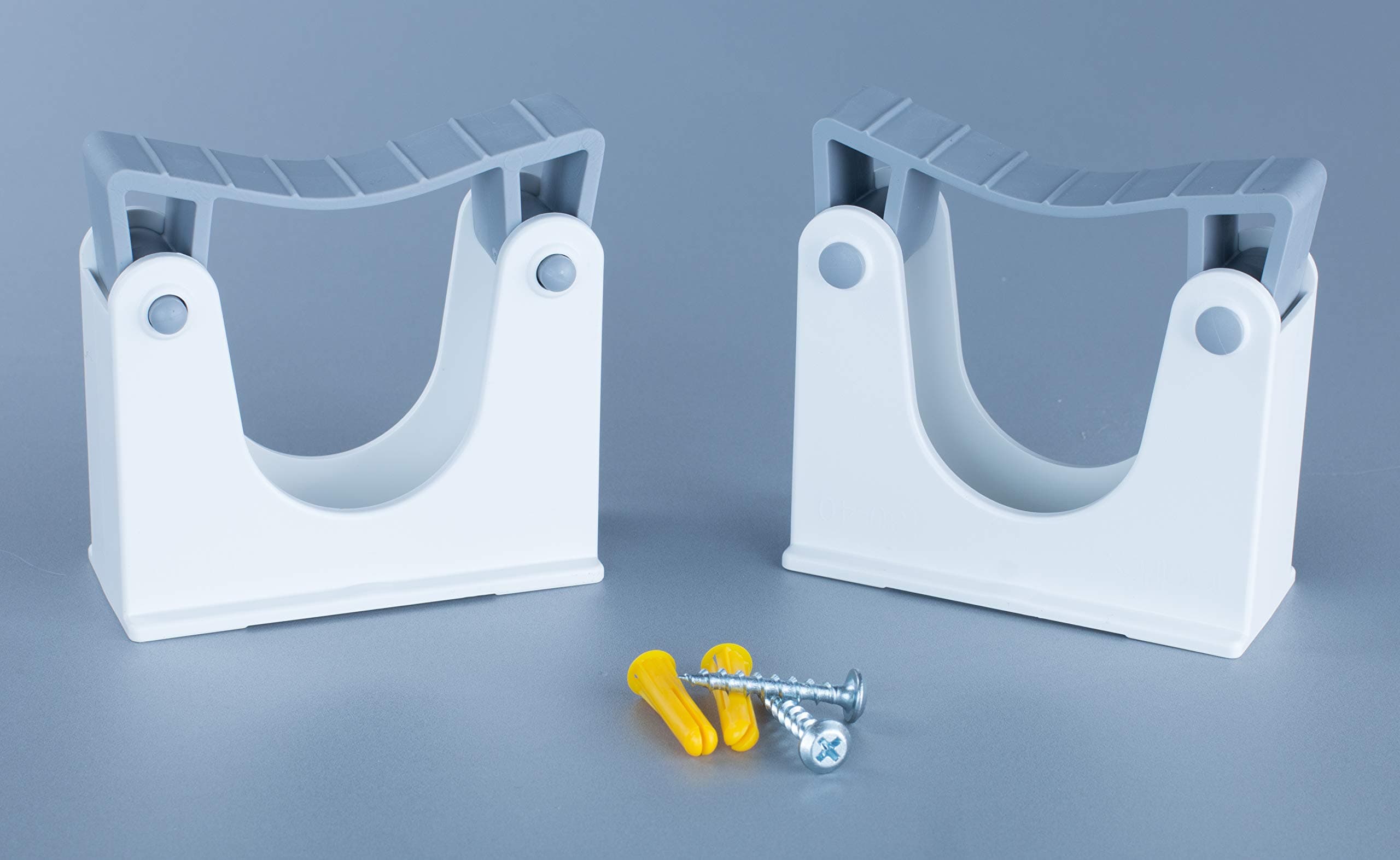 Toolflex ® x2 White Tool Storage Holder Grips Suitable For The Toolflex Wall Rack System Organiser (15 – 20mm)