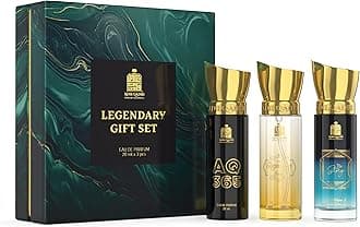 Adilqadri Legendary Perfume Gift Set for Men & Women | Long-Lasting Eau de Parfum | Fruity, Arabic & French Blend | Gift Hamper for Him & Her | Combo Pack (3 x 20ML)