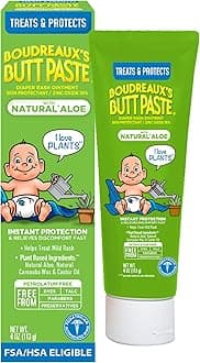 Boudreaux's Butt Paste Diaper Rash Ointment, Natural, 4 Ounce
