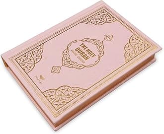 BABY SHOWER CHOCOLATE English Translated Quran Book, Hard-Spiral Covered, The Holy Quran (Pink)