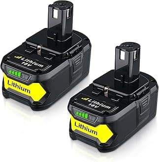 7000mAh Replacement for Ryobi 18V Battery Compatible with Ryobi 18 Volt Cordless Tools P108 P107 P105 P104 P103 Power Tool Battery 2Pack