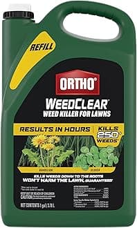 Ortho WeedClear Weed Killer for Lawns Refill - Herbicide Lawn Weed Killer, Kills over 250 Listed Weeds Including Dandelion and Clover, 1 Gal.