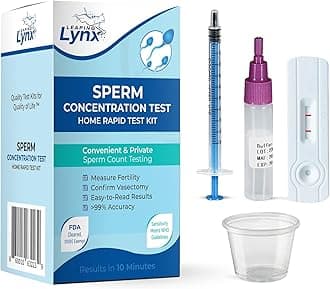 Fertility Test Kit for Men, Shows Normal or Low Count, Easy Tests in Minutes, Male Fertility Tests Sp