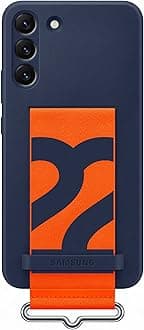 Samsung Official S22+ Silicone Cover with Strap Navy