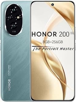 HONOR 200 5G Smartphone | 256GB ROM + 8GB RAM | 6.7" 120Hz OLED Display | 50MP Triple Camera | Snapdragon 7 Gen 3 | 5200mAh Battery | 100W Fast Charging | Dual SIM + eSIM | Android 14 (Emerald Green)