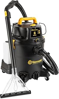 Vacmaster VK609PFR 0201 6 Gallon 5.5 Peak HP 3-in-1 Wet/Dry/Upholstery Shampoo Vacuum Cleaner