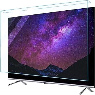 WUK 32-75 Inch TV Screen Protector, Anti Blue Light/Anti Scratch/Anti-Glare Screen Filter Relieve Eye Fatigue TV Screen Protective Cover for LCD LED
