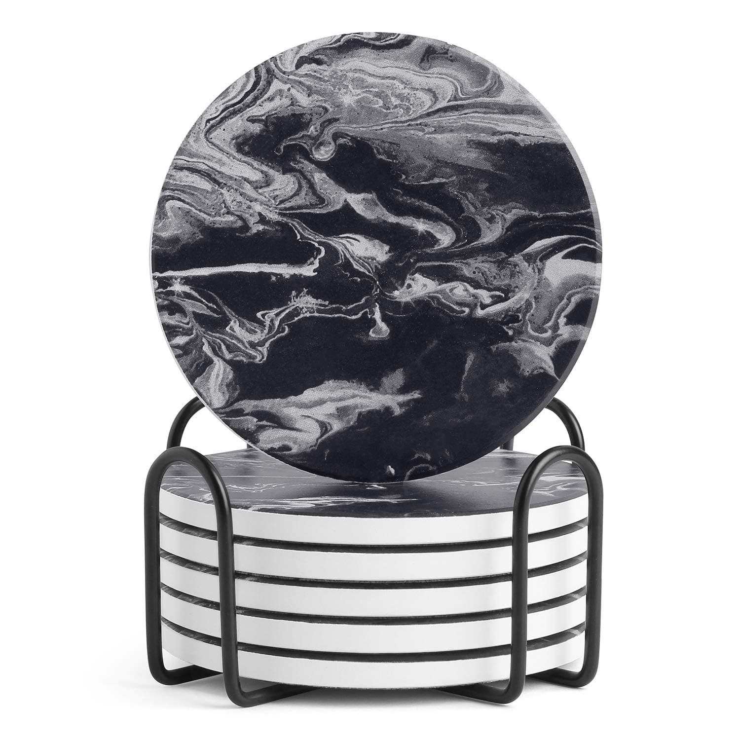 Black Marble Coasters