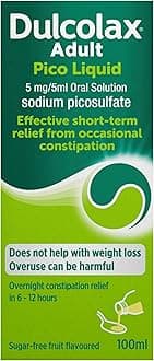 Adult Pico Liquid - Constipation Relief Laxative 5mg/5ml Sodium Picosulfate Liquid Oral Solution - 100ml