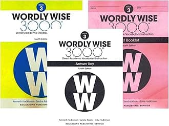 Wordly Wise 3000® 4th Edition Grade 3 SET -- Student Book, Test Booklet and Answer Key (Direct Academic Vocabulary Instruction)