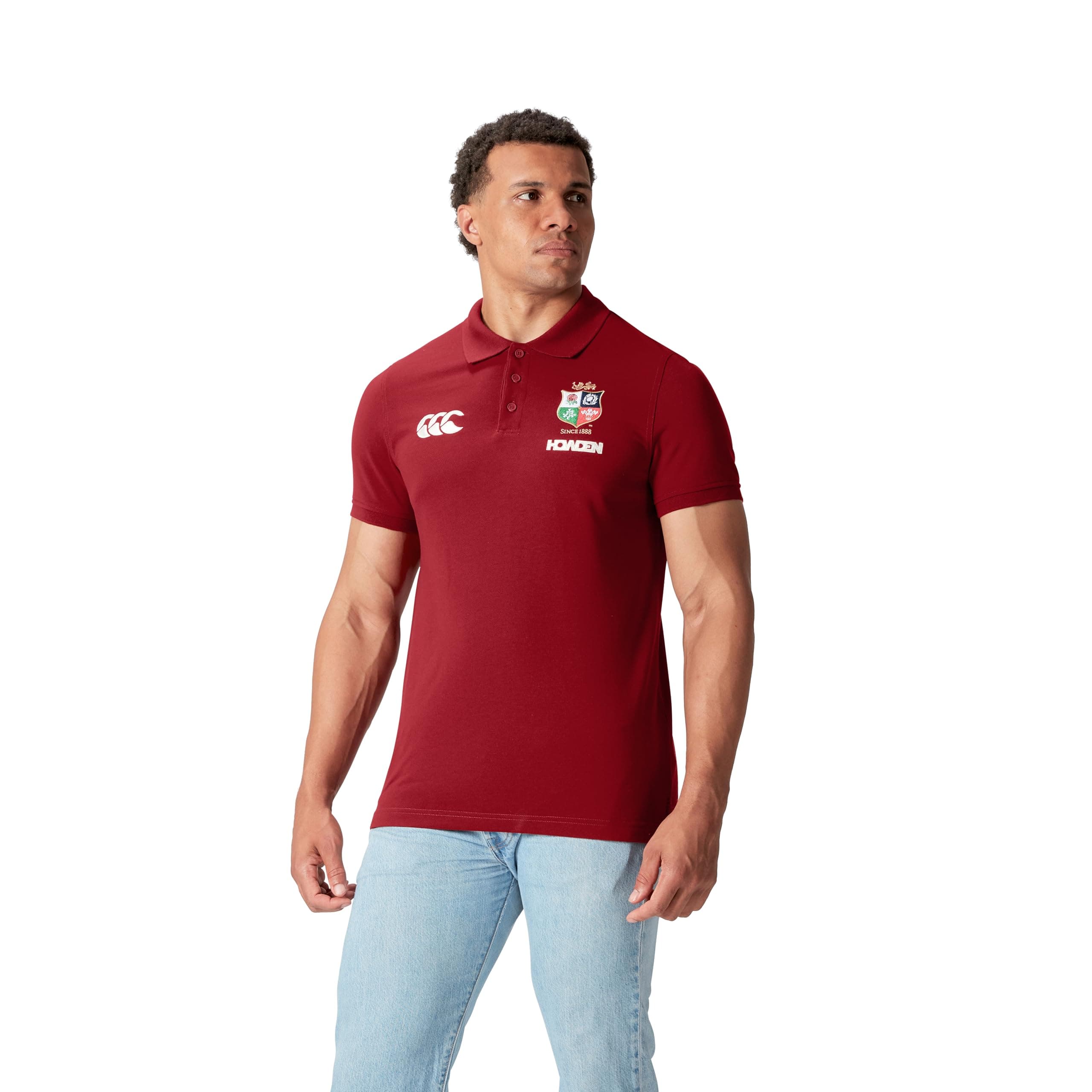 Canterbury Men's British & Irish Lions Canterbury Pique Polo Shirt | Cotton Blend | Official British & Irish Lions Licensed Product Polo Shirt (Pack of 1)