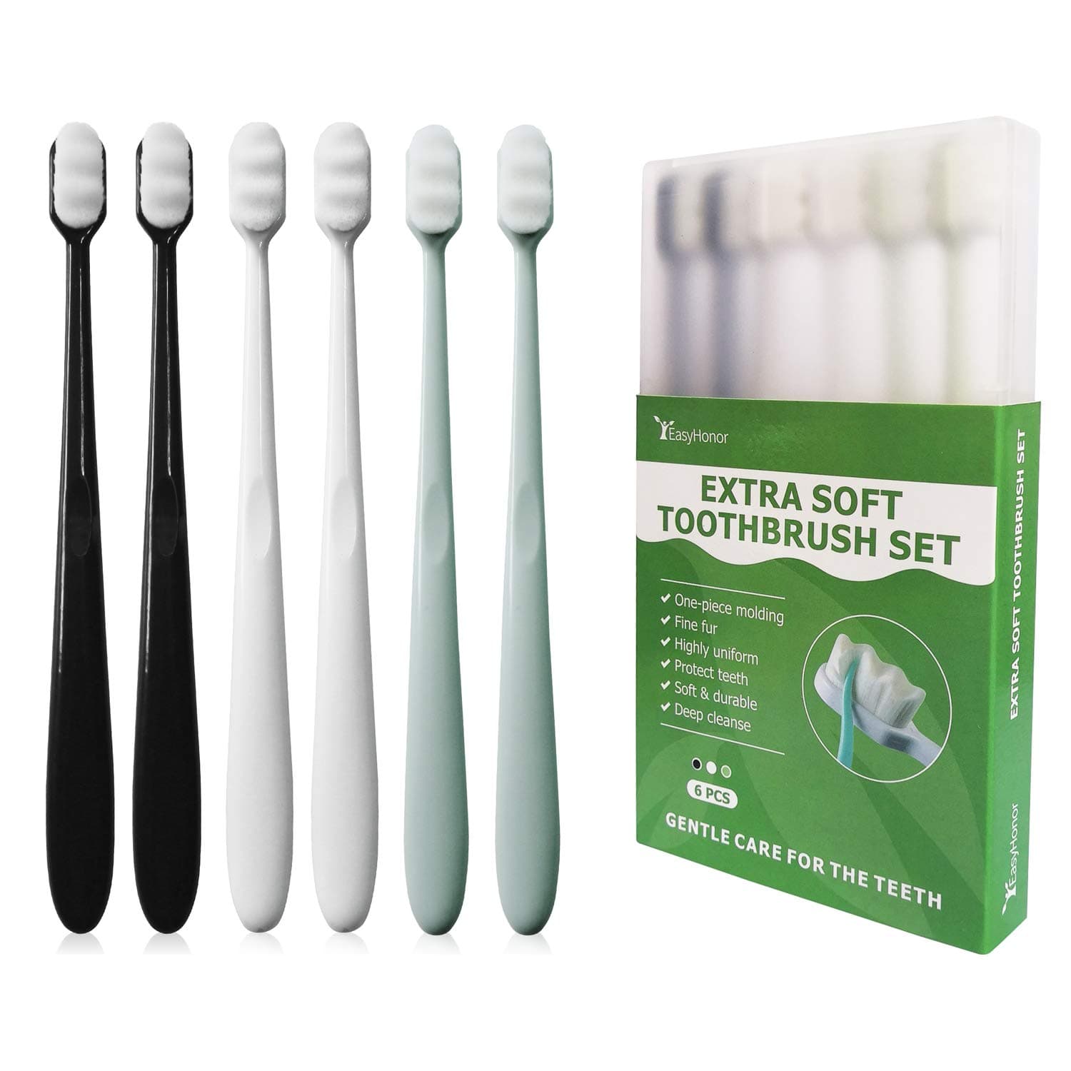 Extra soft toothbrush 6pcs