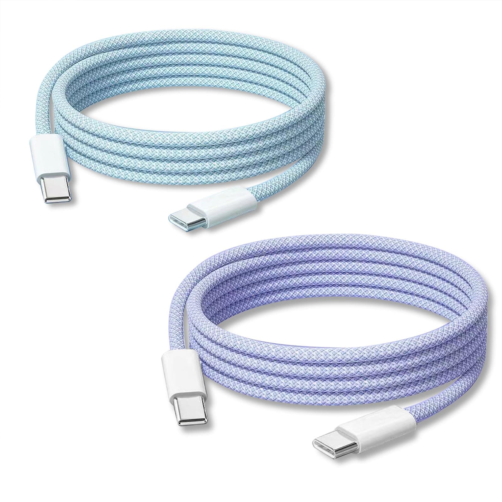 3FT USB C Cable,USB C to USB C Cable [2-Pack] Android Auto Cable Short USB Type C Cable Braided Car Cord for Google Pixel 9 Pro XL 8 Pro 8 7a 7 6a 6 5XL, Samsung Galaxy S23 Ultra S22 S21 A14 A54 A13