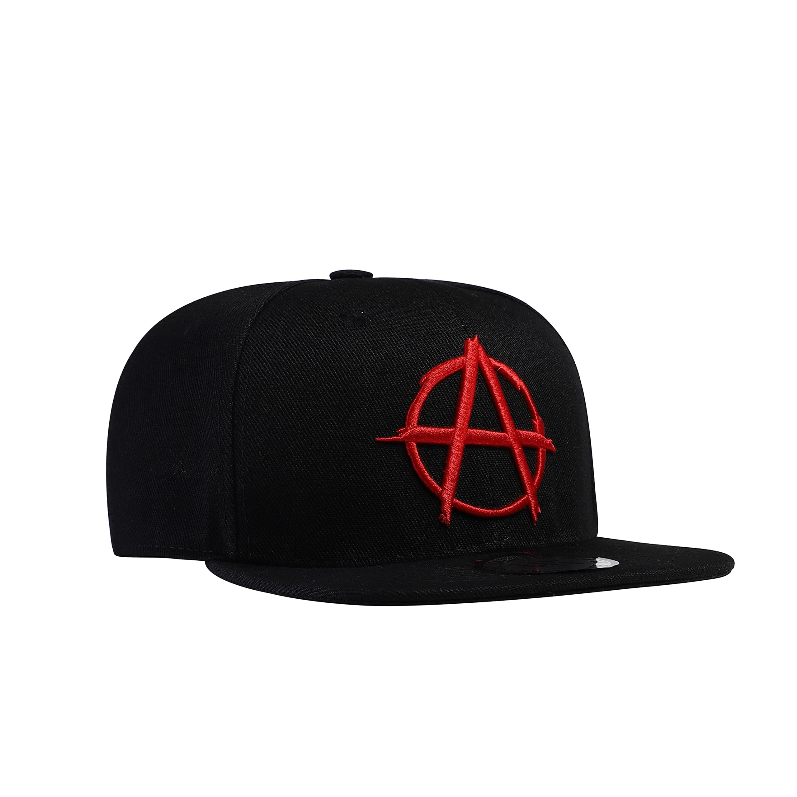 Anarchy Black Snapback Baseball Cap