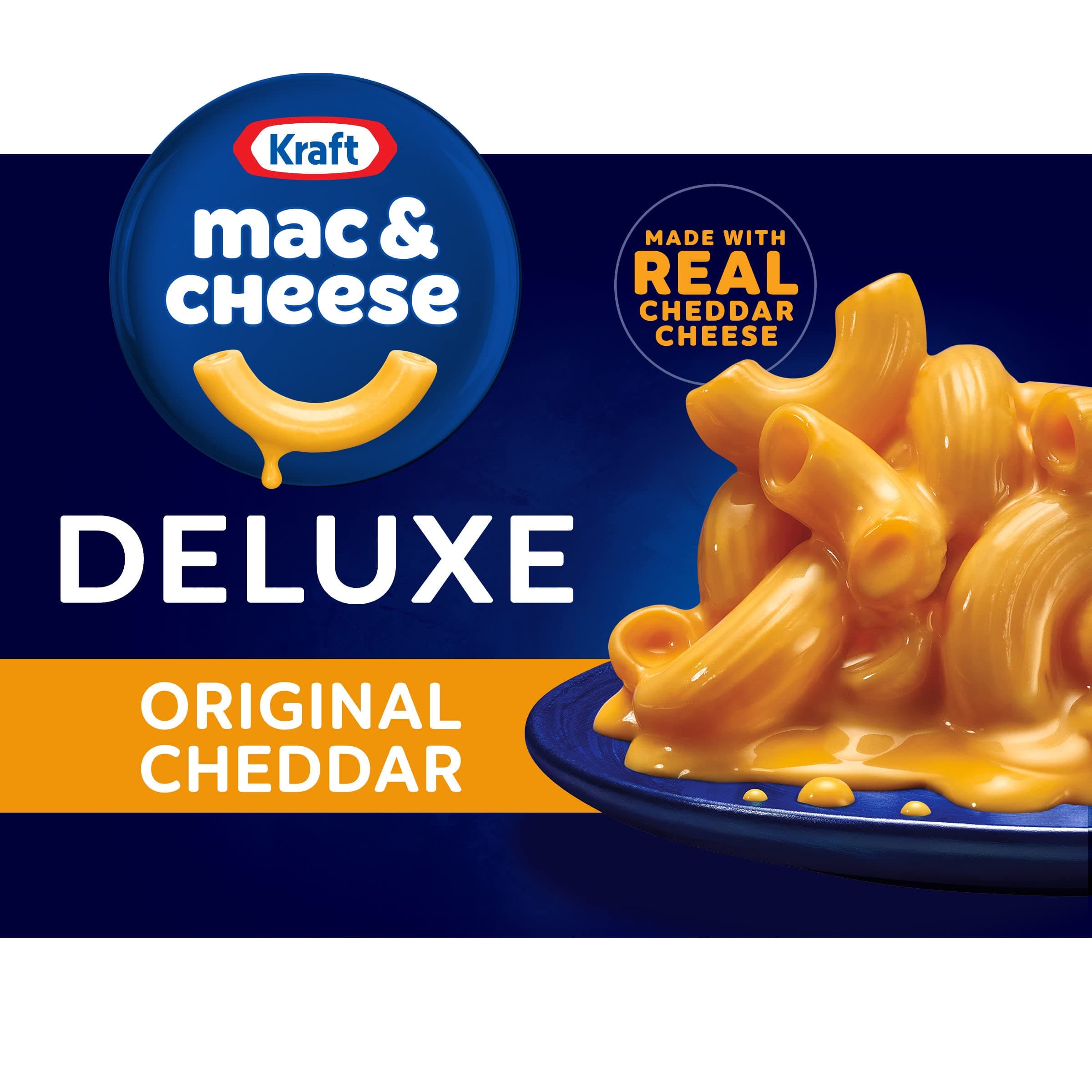 KRAFT Deluxe Macaroni & Cheese Dinner Original Cheddar, 397 g