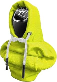 Gear Shift Hoodie, Universal Car Shift Knob Cover, Automotive Interior Cute Gadgets, Car Accessories and Decorations Mini Hoodie for Car Shifter