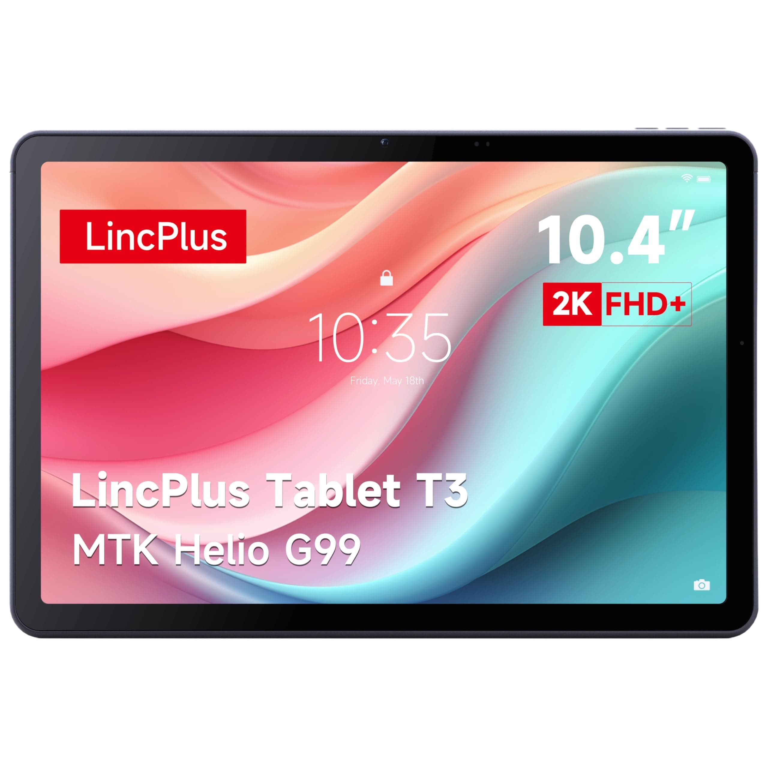 T3 Tablet 10.4inchs Tablets Computer Android 2K Screen,MediaTek Helio G99, 6GB RAM + 128GB ROM + Expand, 8+13MP Dual Camera, 7000mAh, WiFi, GPS (T3-6G)