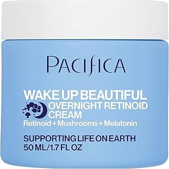Wake Up Beautiful Retinoid Night Cream – Overnight Anti-Aging Moisturizer with Hyaluronic Acid & Melatonin, Reduces Wrinkles & Fine Lines, Hydrating and Gentle for Dry or Mature Skin, Vegan