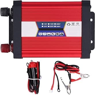 1000W Car Power Inverter Modified Sine Wave 12V/24V to 110V/220V with USB Ports for Truck RV Vehicle(12V to 110V)
