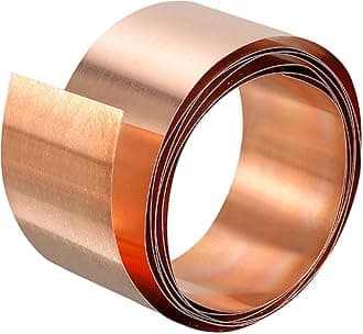 Copper Sheet Roll, Metal Foil Plate 1000mm x 25mm x 0.3mm