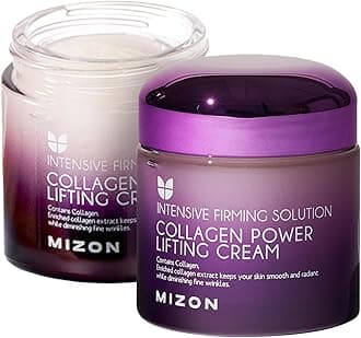 MIZON Marine Collagen Power Lifting Cream | Korean Anti Aging Face Cream for Wrinkles & Elasticity | Collagen & Hyaluronic Acid Moisturizer for Women | 2.53 fl oz