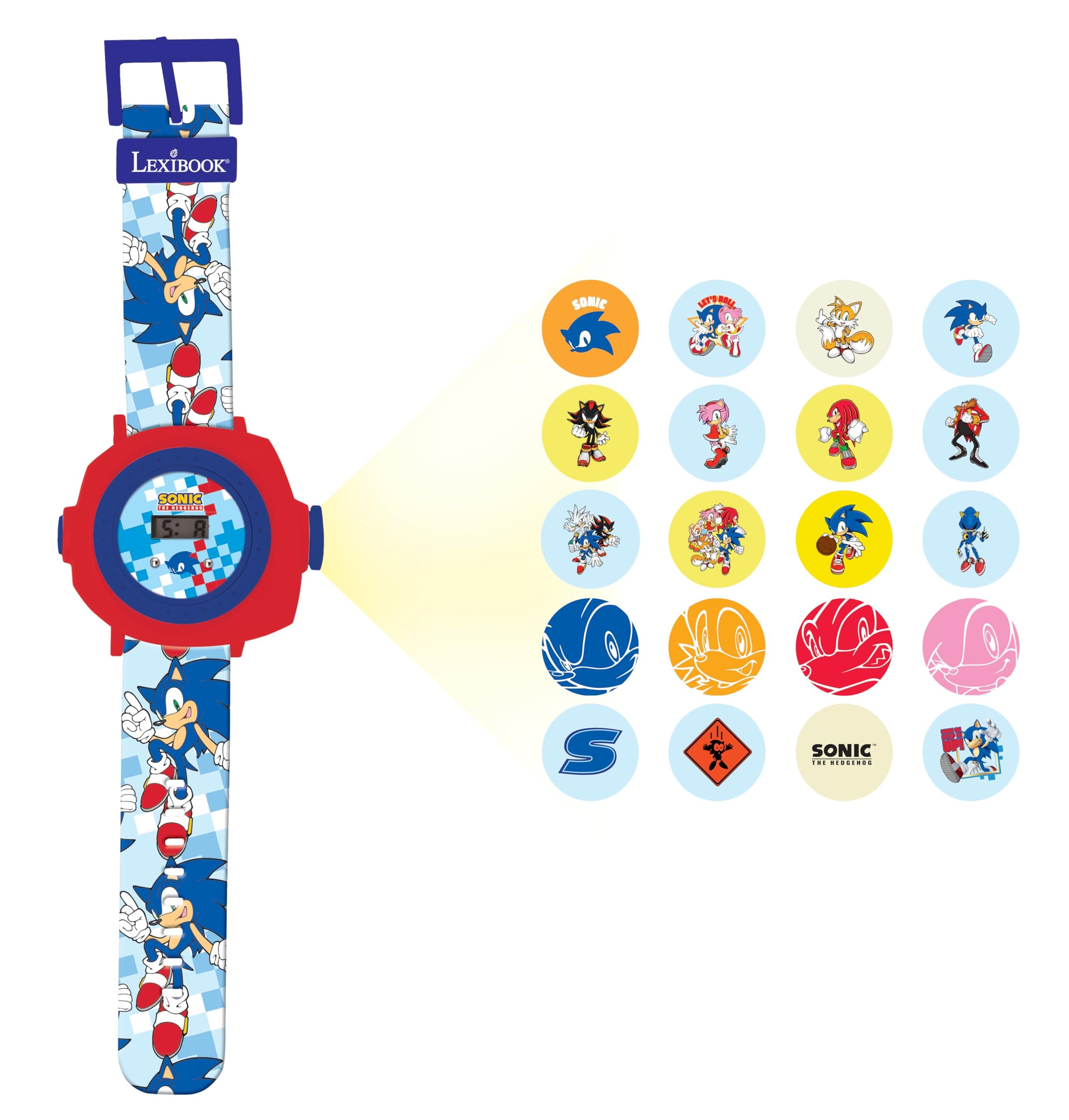 – Lexibook Adjustable projection watch digital screen