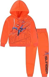 Spider-Man Boys Hoodie and Pants Set for Toddlers and Big Kids