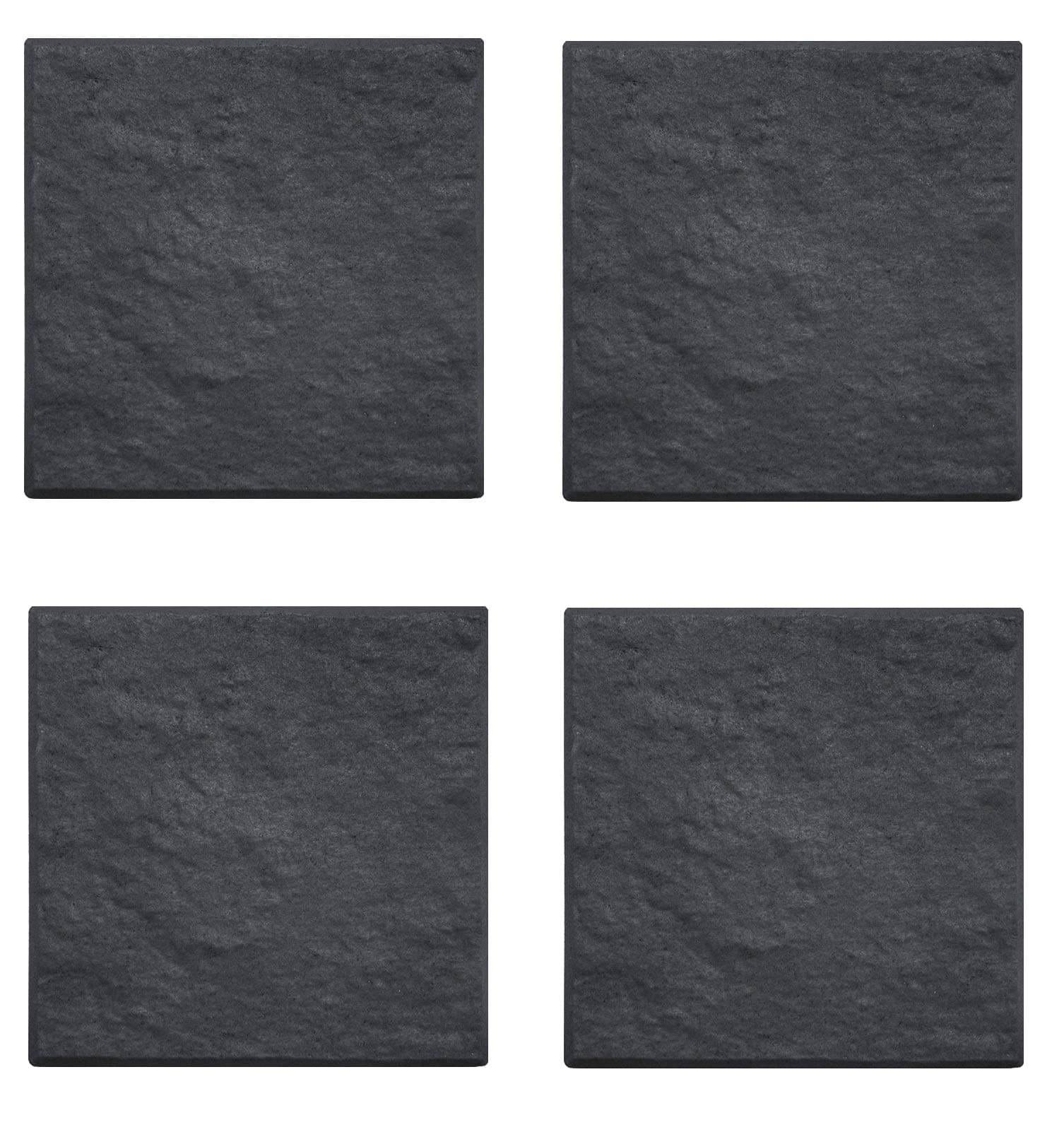 4 x Grey Square Stomp Stone