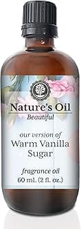 Warm Vanilla Sugar Fragrance Oil for Perfume, Diffusers, Soap Making, Candle Making, Lotion, Home Scents, Linen Spray, Bath Bombs, Slime (2 Fl Oz)