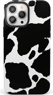 Casely iPhone 14 Case | Current Mood | Cow Print | Bold Protective Design | Compatible with MagSafe