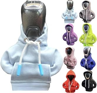YajeeaYajeea Car Gear Shift Hoodie, Funny Mini Hoodie Car Decor, Winter Warm Universal Fit Shift Knob Cover, Car Interior Accessories Gift
