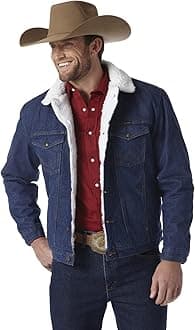 Wrangler mens Western Style Lined