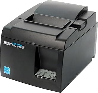 Star Micronics futurePRNT TSP143IIILAN GY US Direct Thermal Printer - Monochrome - Desktop - Receipt Print