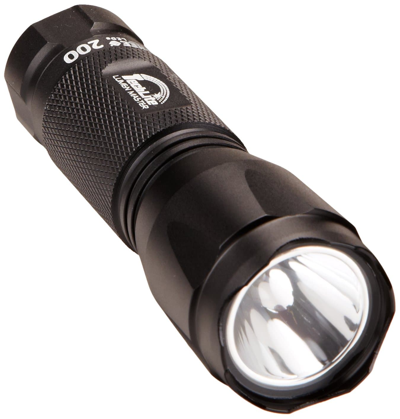 TechLite TA8 Lumen Master Flashlight, Sand Blasted Black