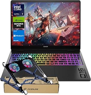 HP OMEN MAX 16 RTX 5090 AI Gaming Laptop, 16" WUXGA, Intel Ultra 9 275HX(Beats Intel i9-14900), NVIDIA RTX 5090, 64GB DDR5 RAM, 2TB SSD, RGB Backlit Keyboard, Wi-Fi 6, Bundle with PCO Laptop Cooler