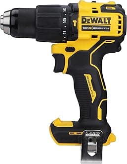 DCD709N-XJ Reversible Hammer Drill Machine Driver With Brushless Motor- 18V Li-ion Sub-Compact Series Cordless 1/2/13mm, 2 Year Warranty (Bare Tool)