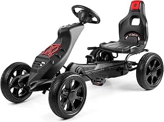 Xootz Pedal Go Kart | Venom and Viper Kids Ride-On Race Car with Gears, Handbrake and Adjustable Seat, Multiple Styles