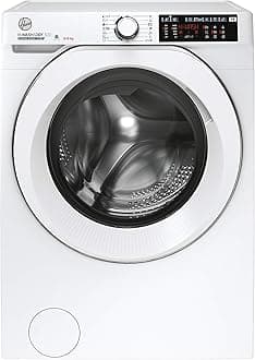 Hoover H-WASH&DRY 500 Freestanding Washer Dryer, 9 Kg Wash + 6 Kg Dry, 1400 RPM, Combined Cycle Class D, Wi-Fi & Bluetooth, Auto Care & Hygiene Cycle, White, 60x58x85 cm - HD 496AMC/1-80