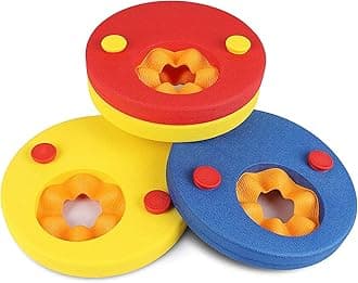 SKYSPERArm Bands Swimming Float Discs Kids Foam Armband Pool Set for Swim Learning(4 pcs/Set)