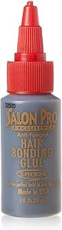 Salon Pro Hair Extension Bonding Glue Black 1 Oz
