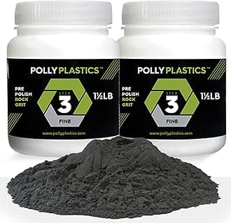 Rock Tumbler Media Grit Refill, Pre-Polish 500 Silicon Carbide Grit, Stage 3 for Tumbling Stones (2 Pack) (3 lb.)