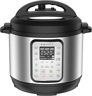 Duo Plus 9-in-1 Electric Pressure Cooker, Slow Cooker, Rice Cooker, Steamer, Sauté, Yogurt Maker, Warmer & Sterilizer, Includes App With Over 800 Recipes, Stainless Steel, 3 Quart